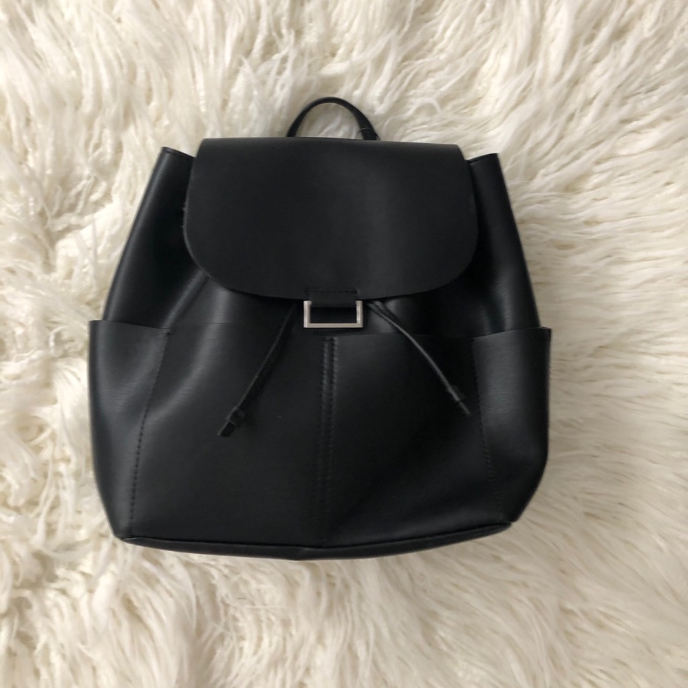Zara black backpack new with tag